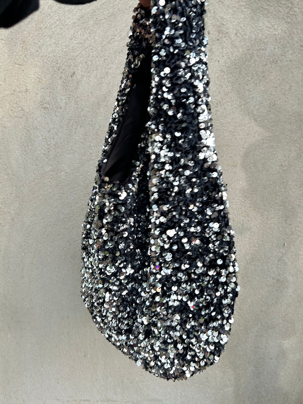 Moonlight Hobo Black Silver