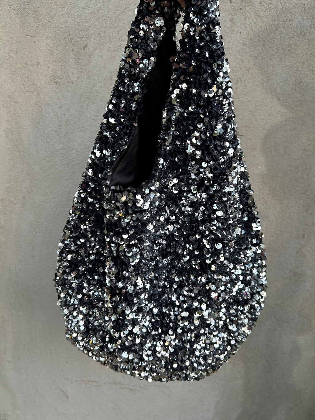 Moonlight Hobo Black Silver