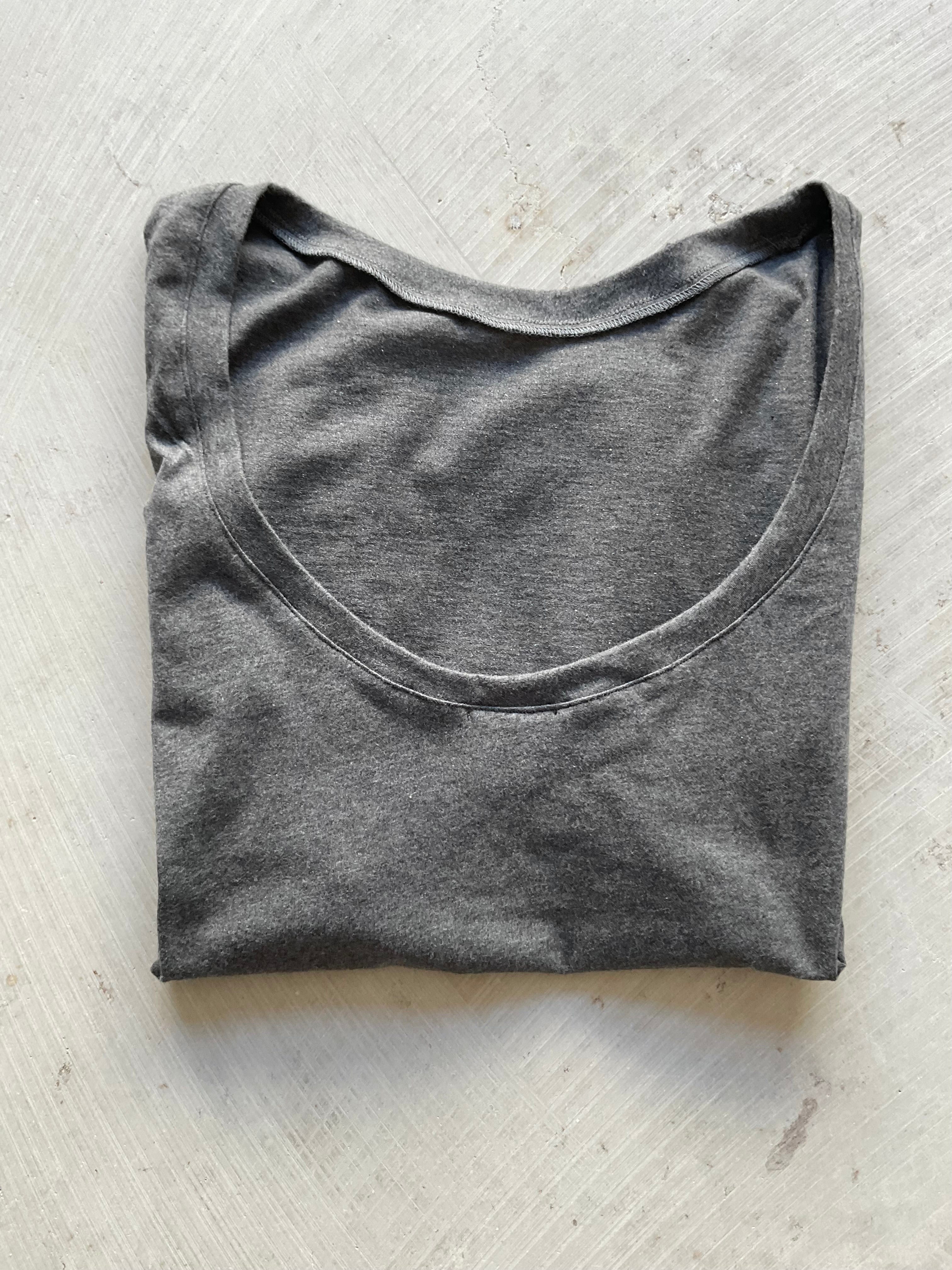 Bella Top — Open Back (Brushed Cotton) grey