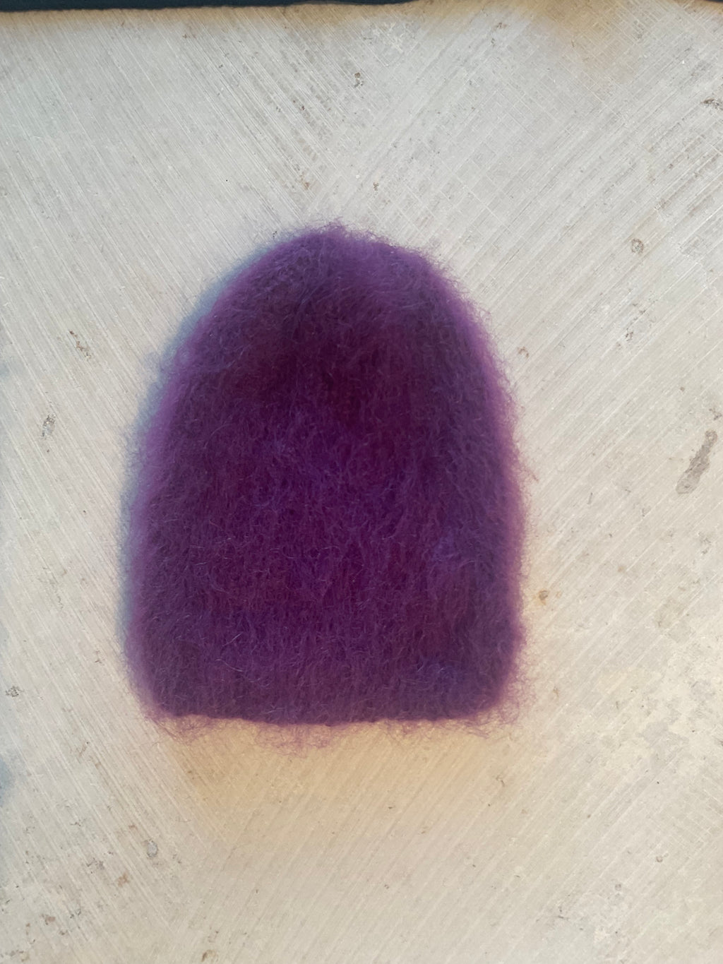 Mohair Beanie – Purple | Handmade in Berlin