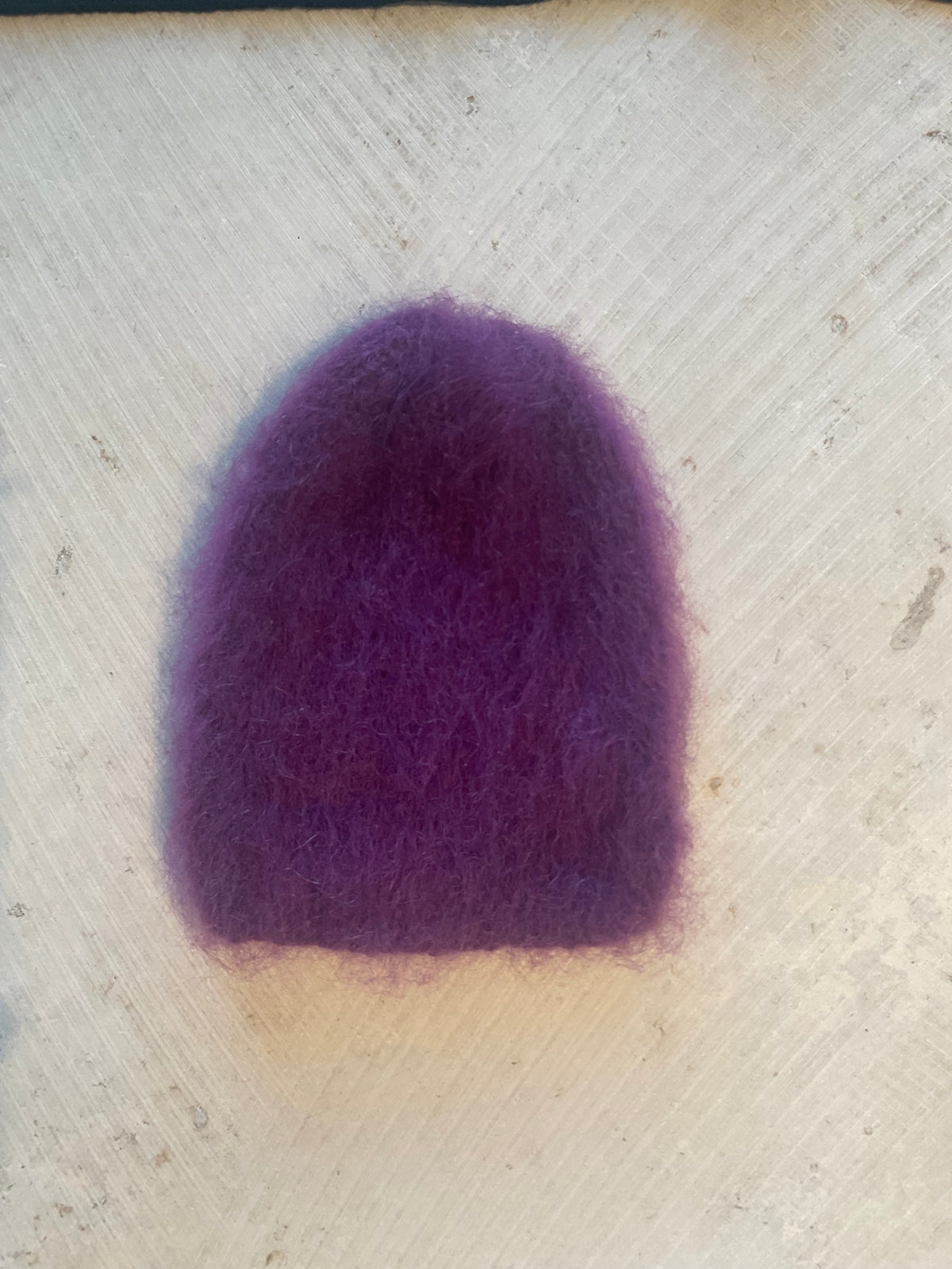 Mohair Beanie – Purple | Handmade in Berlin