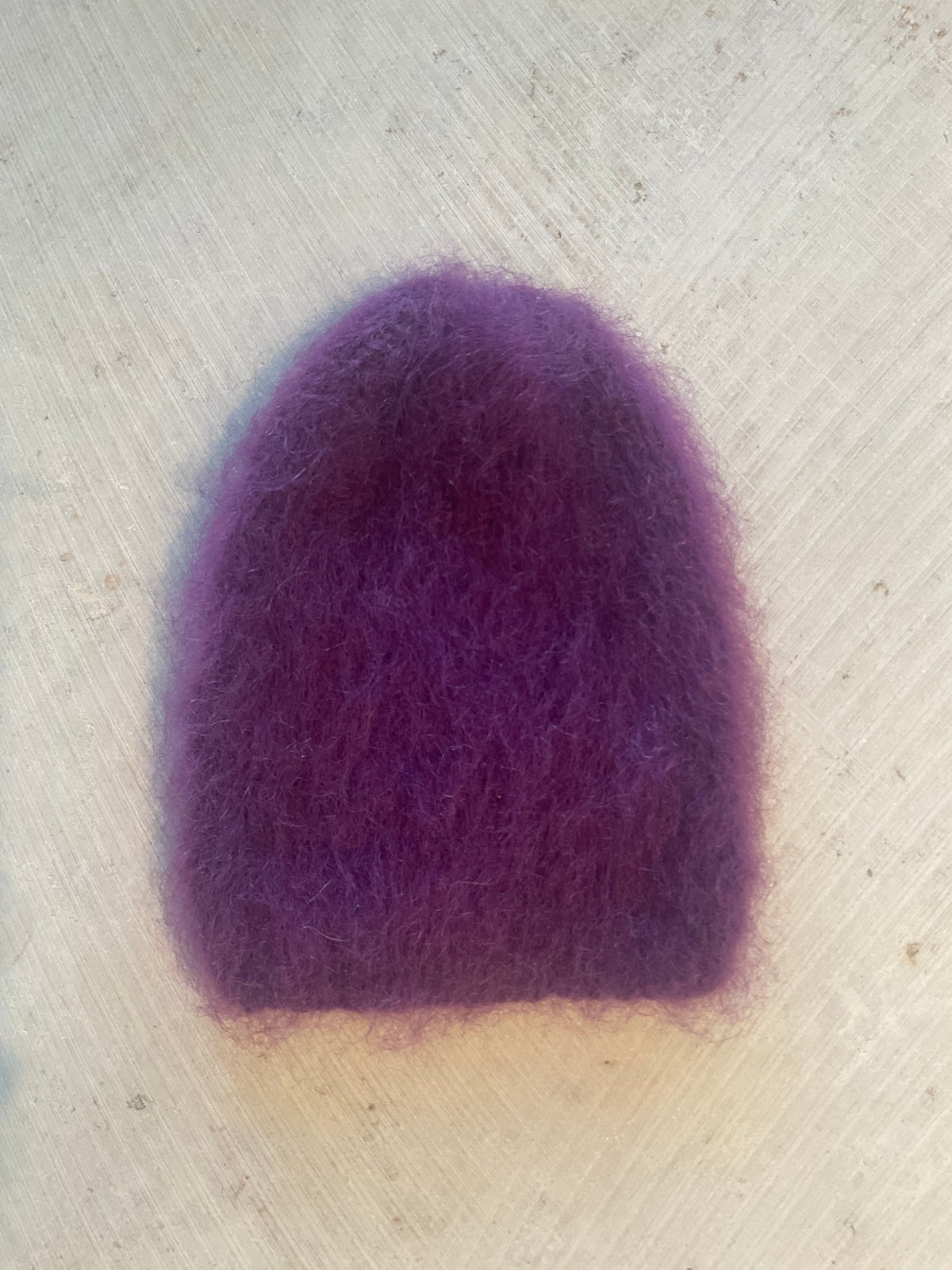 Mohair Beanie – Purple | Handmade in Berlin