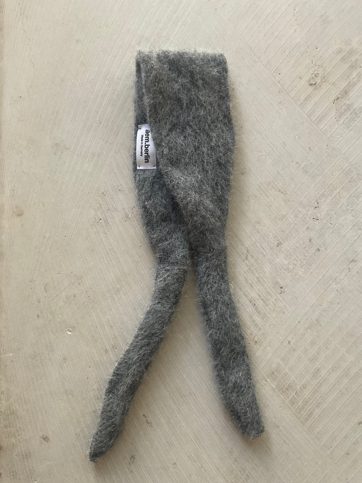 Alpaca Multiway Head Scarf grey