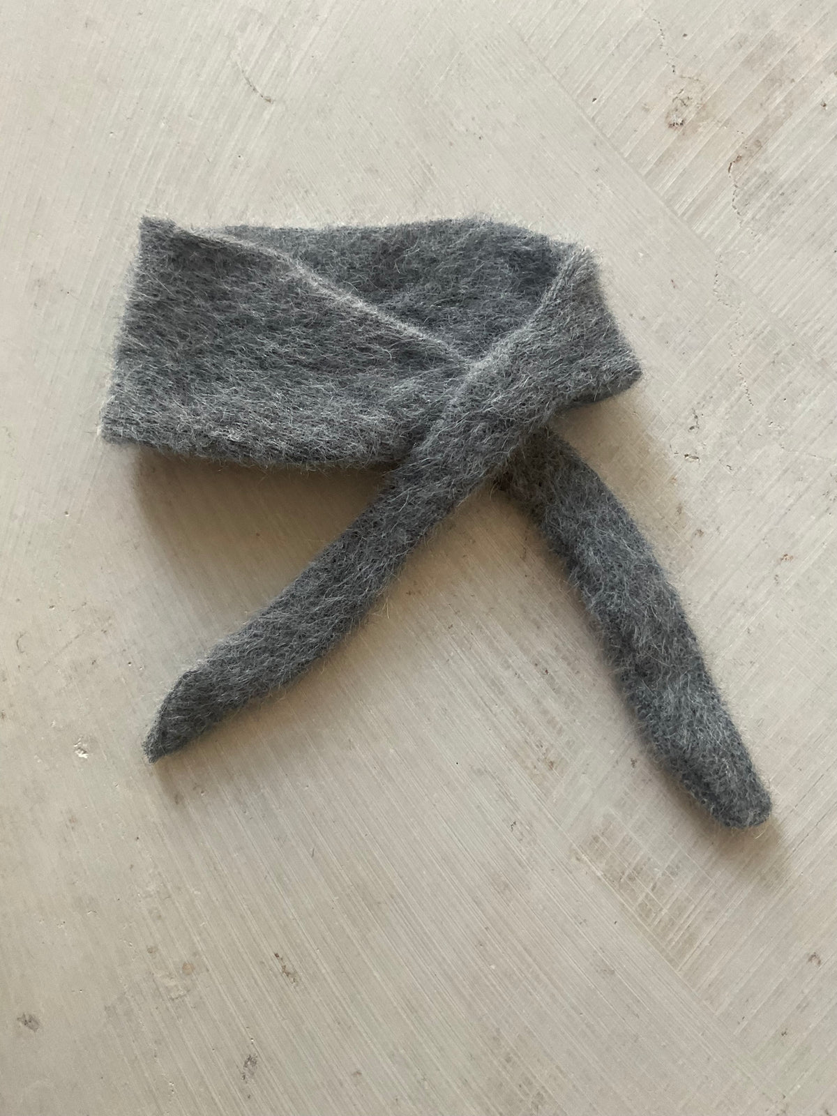 Alpaca Multiway Head Scarf grey