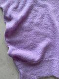 Luna — Baby Alpaca Suri Sleeveless Knit Top Jade Green -Lilac