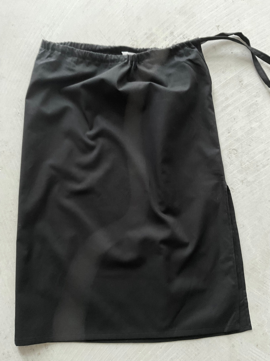 Lotta Cotton Midi Skirt –/ black