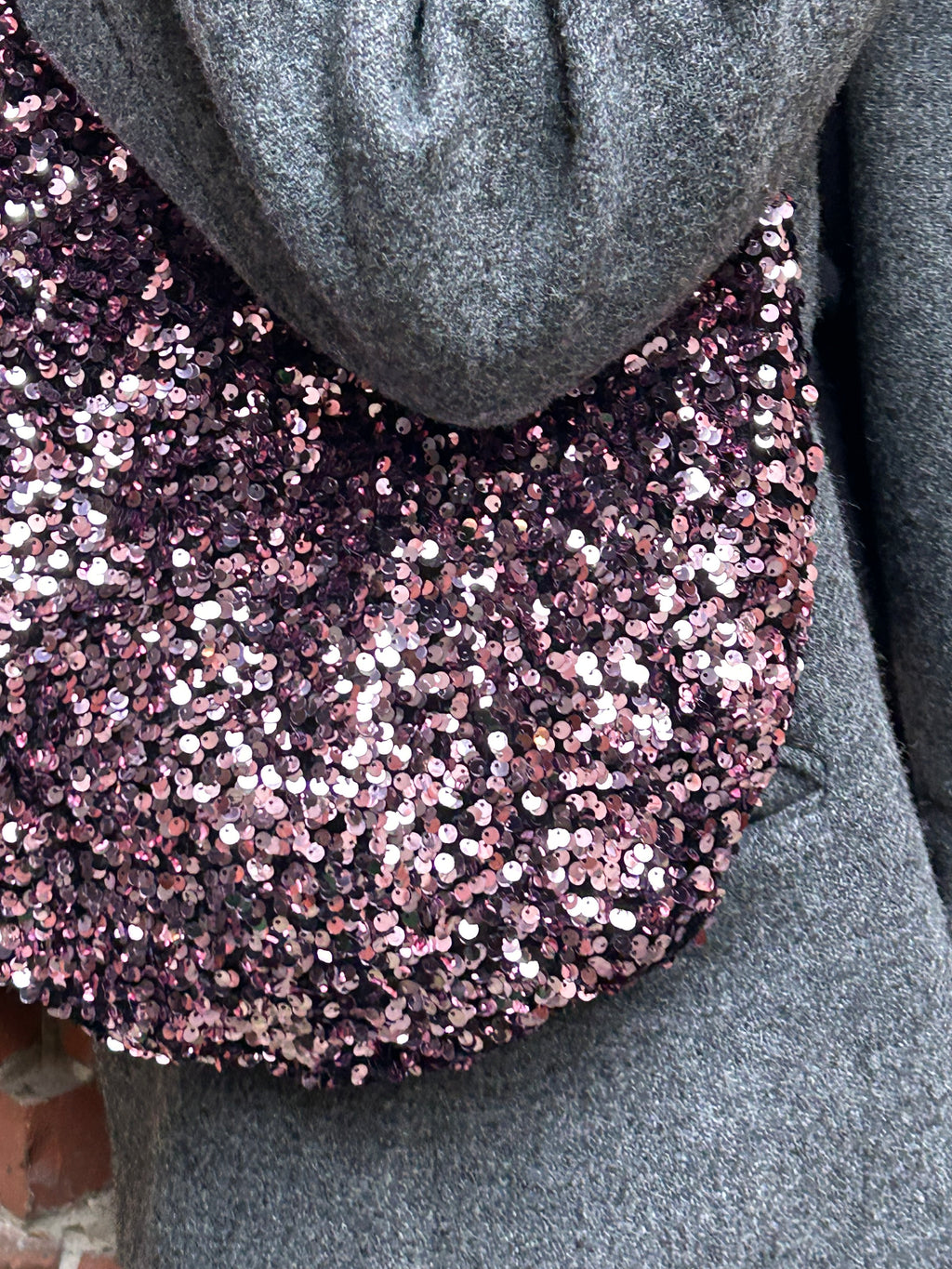 Moonlight Hobo Bag pink champagne