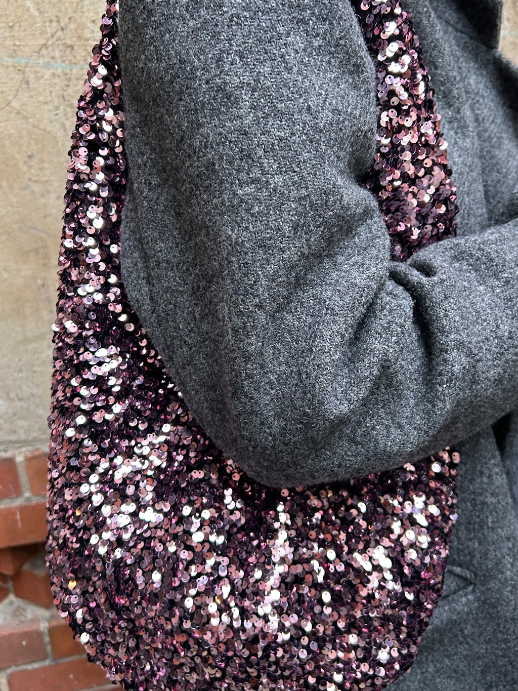 Moonlight Hobo Bag pink champagne