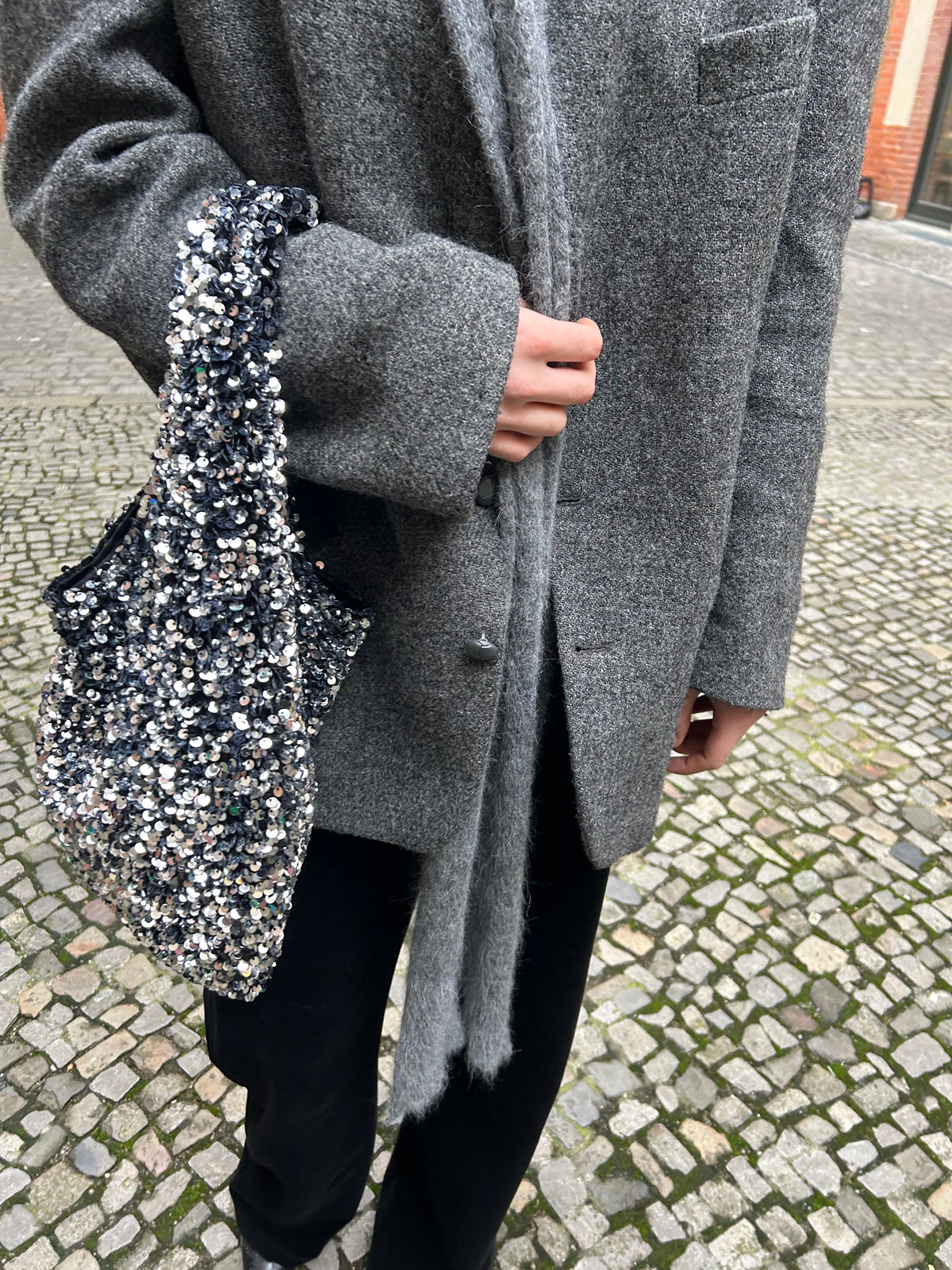 Moonlight Hobo Black Silver