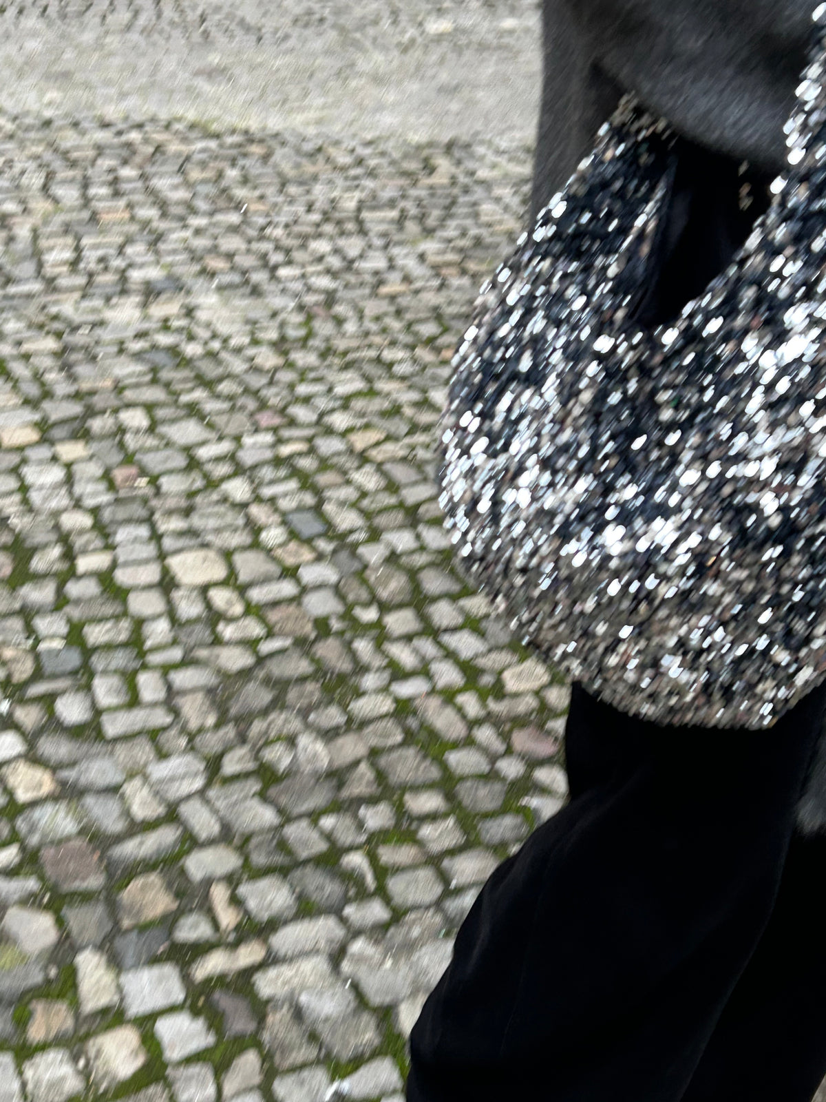 Moonlight Hobo Black Silver