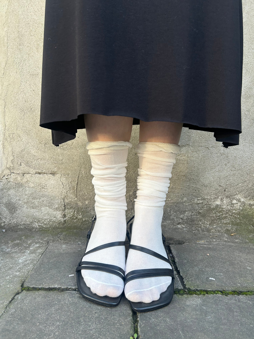 Essential Viscose Jersey Skirt — Black Uma