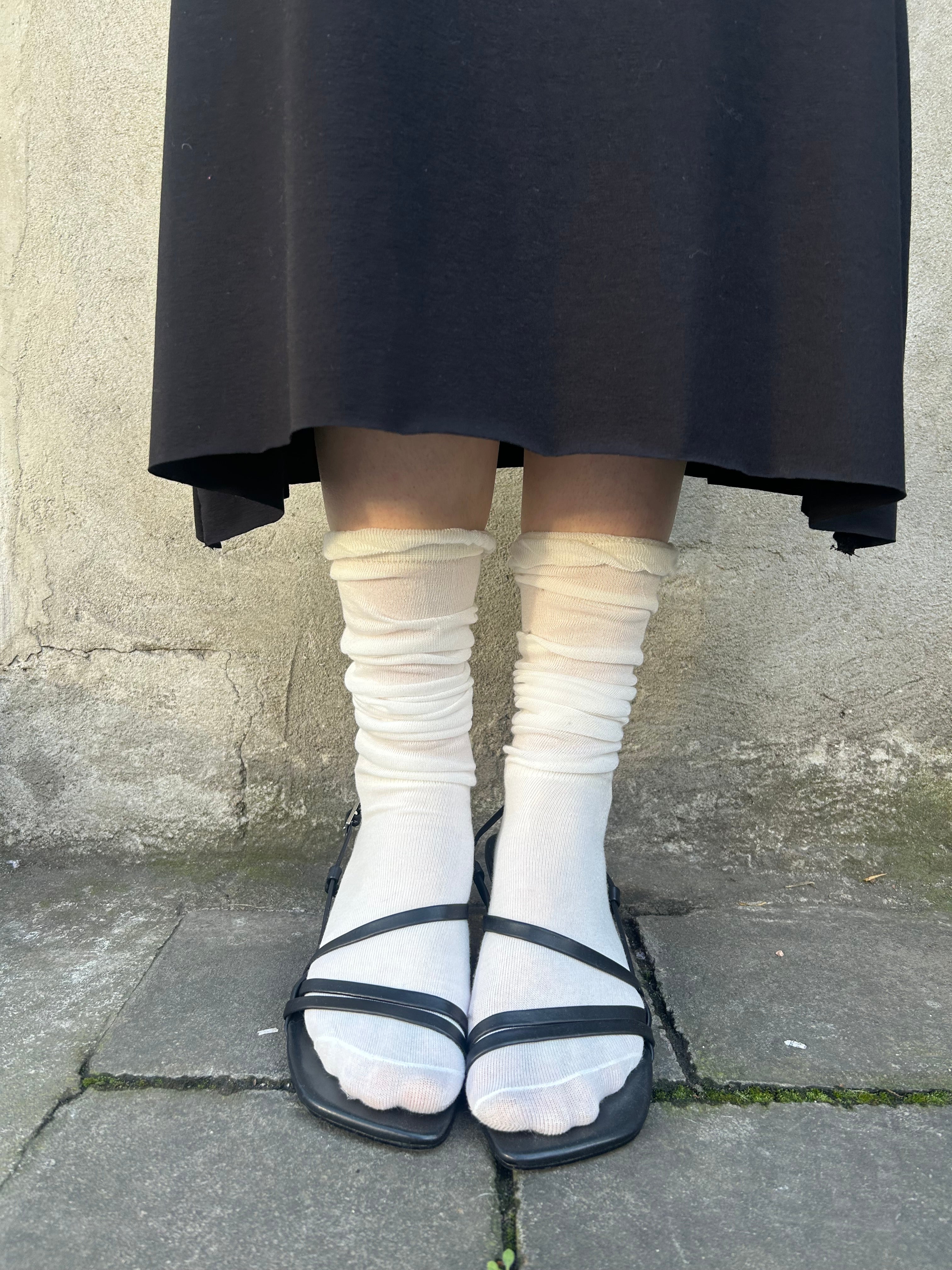 Essential Viscose Jersey Skirt — Black Uma