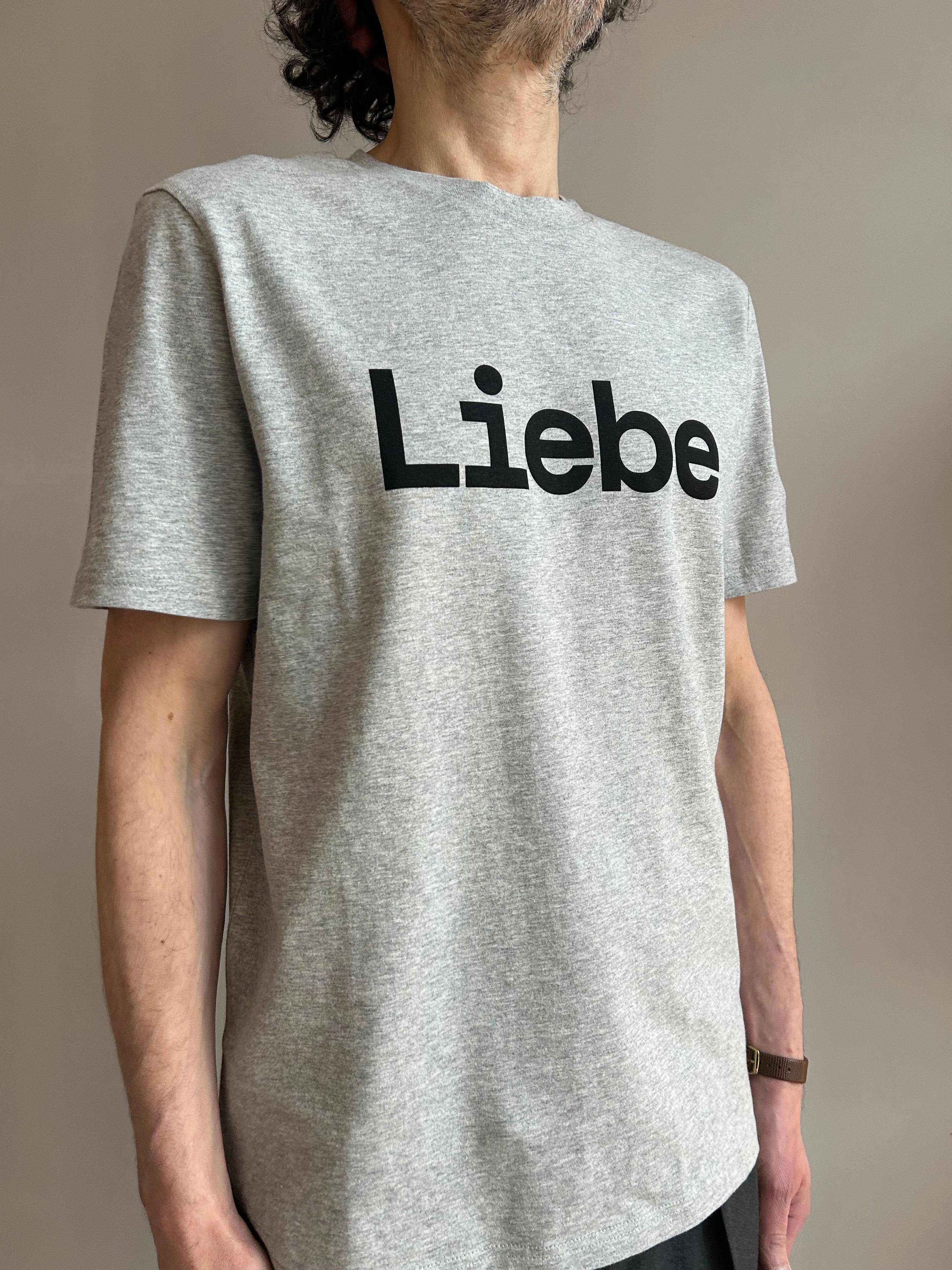 AEM  tshirt LIEBE grey
