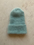 Kid Mohair Blend Beanie – Double Layer sage