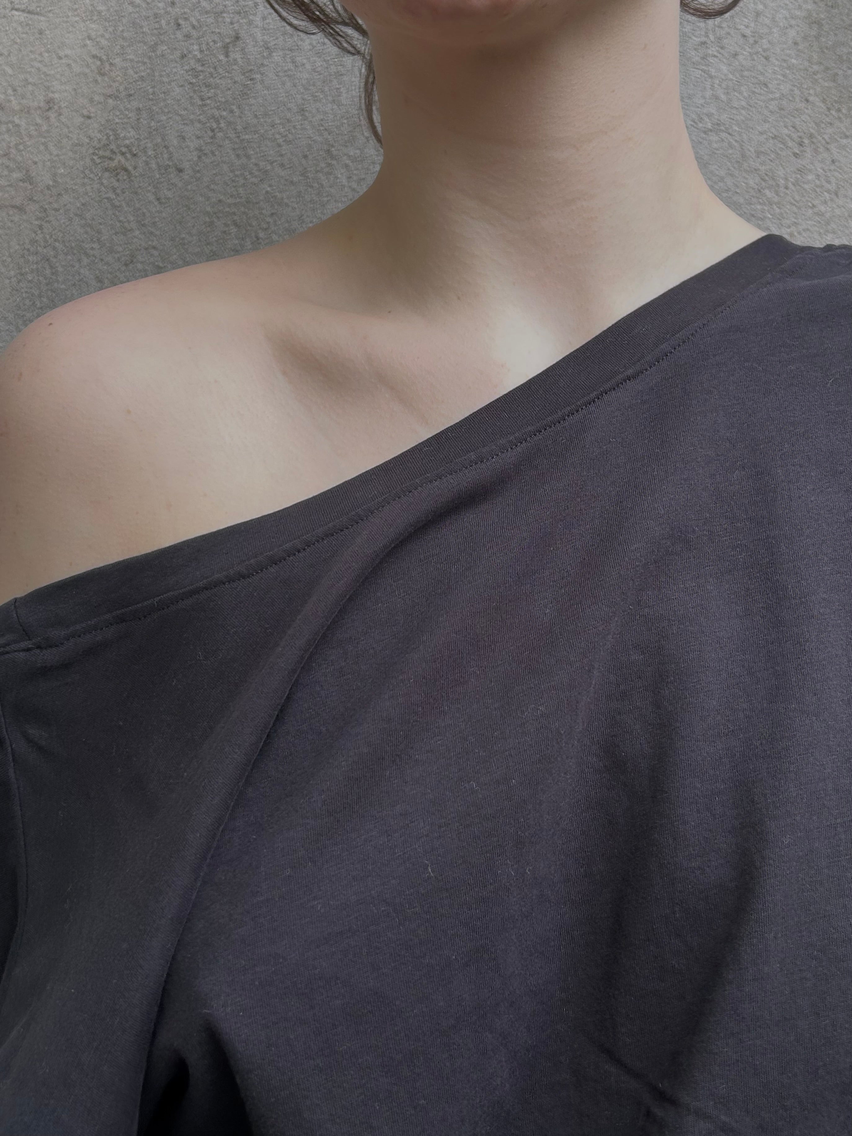 Bella Top — Open Back (Brushed Cotton) black