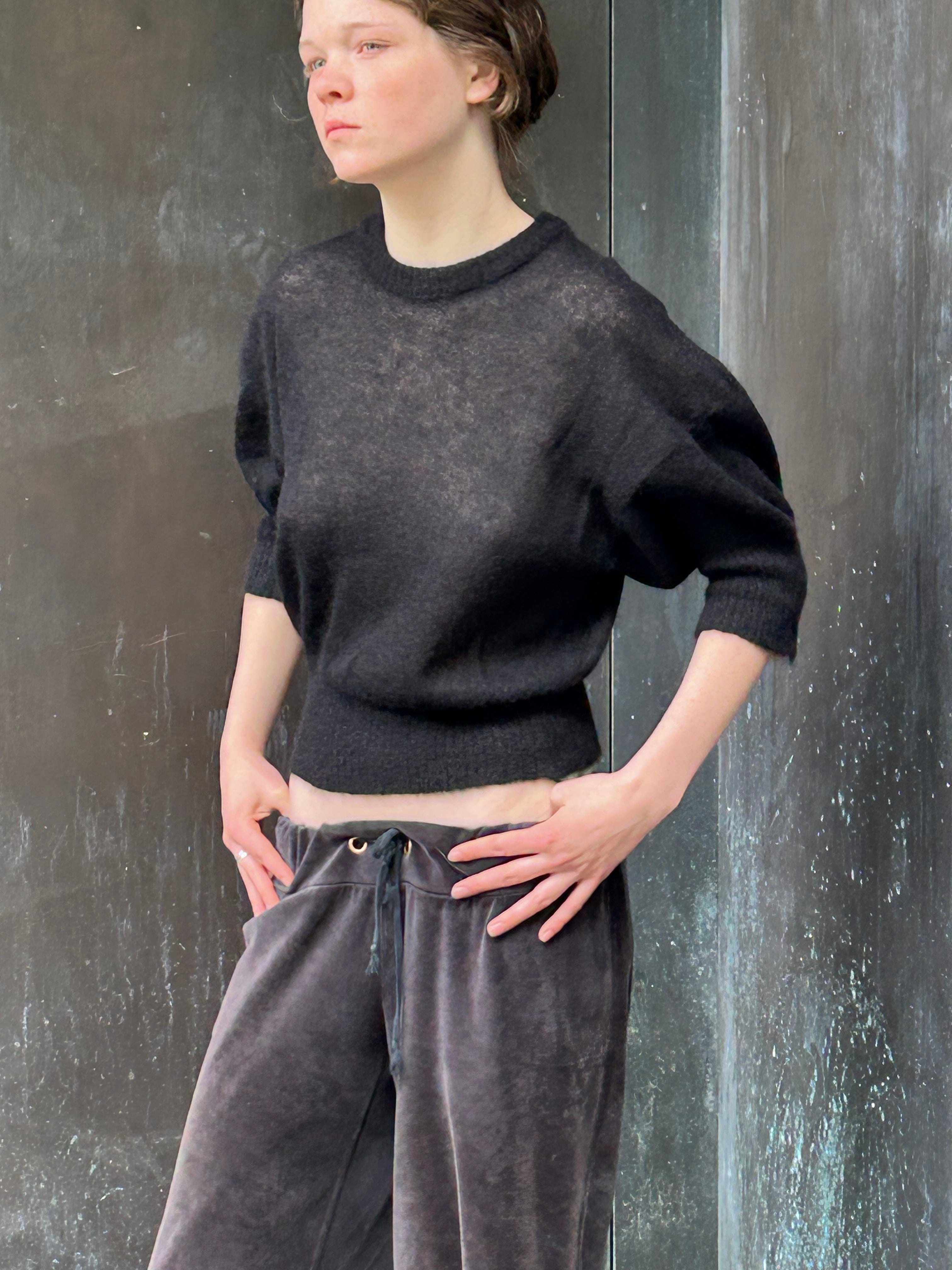 Mona – Baby Alpaca Suri Knit Top
