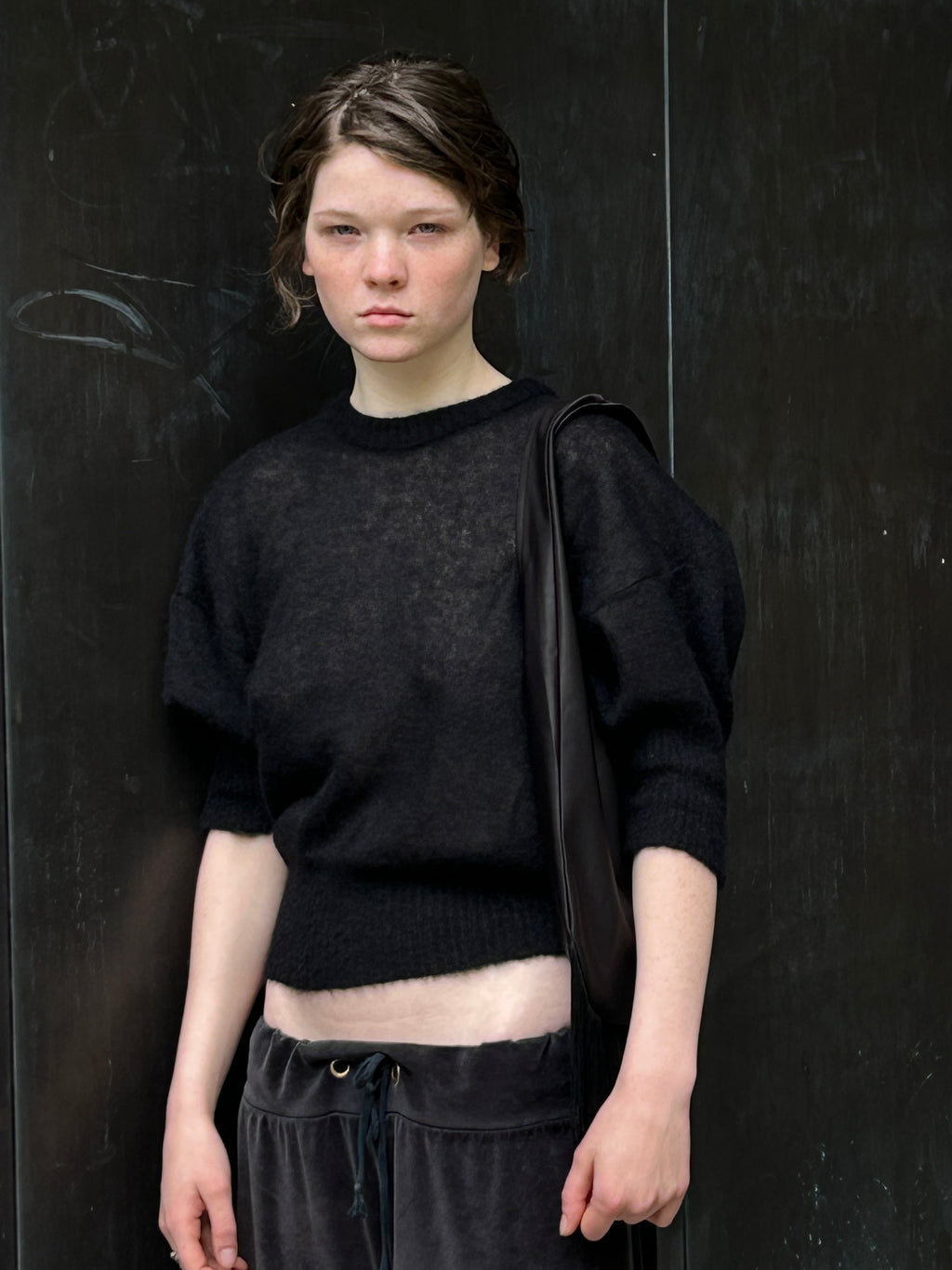 Mona – Baby Alpaca Suri Knit Top