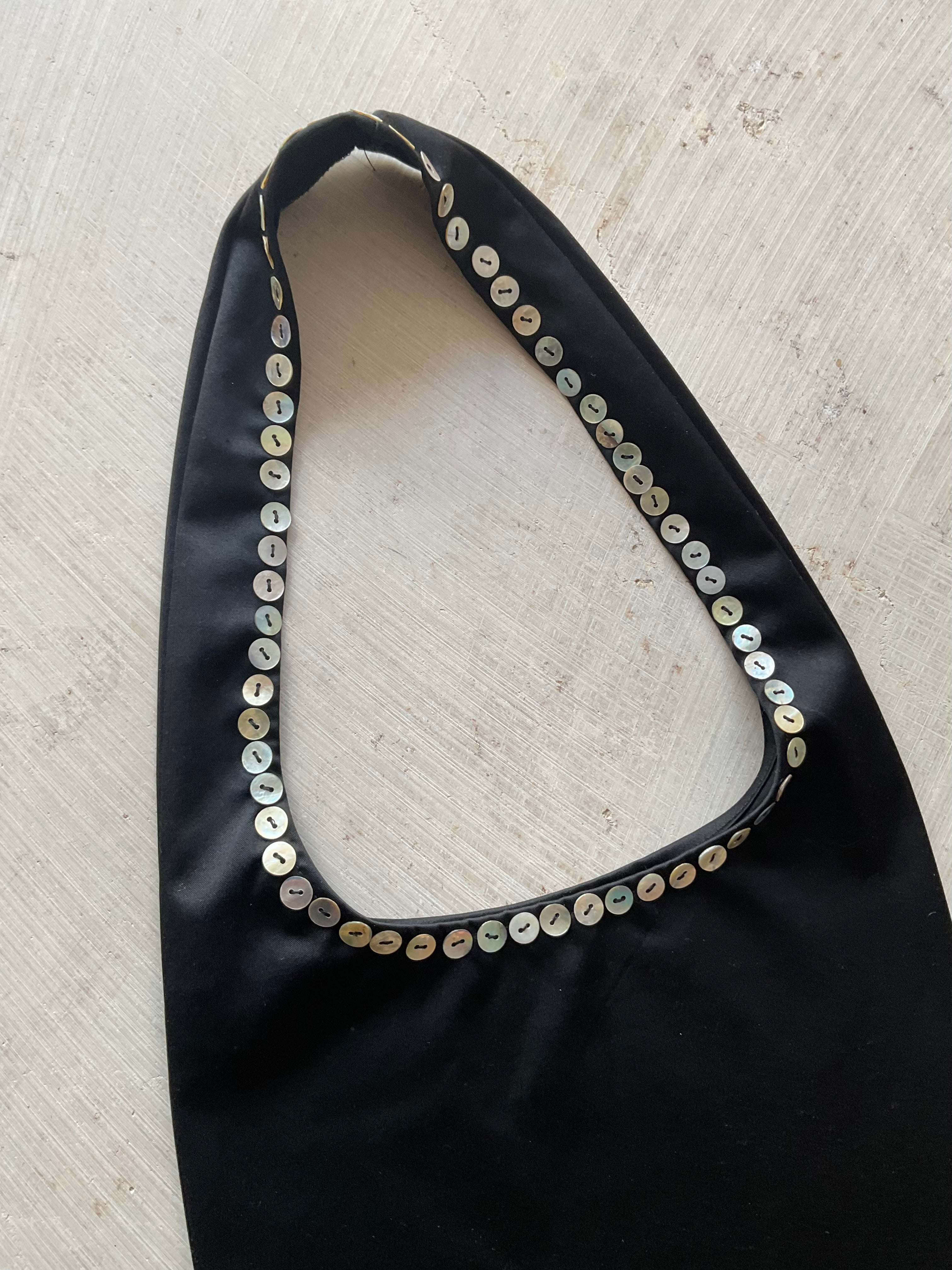Moonlight Hobo Black Satin