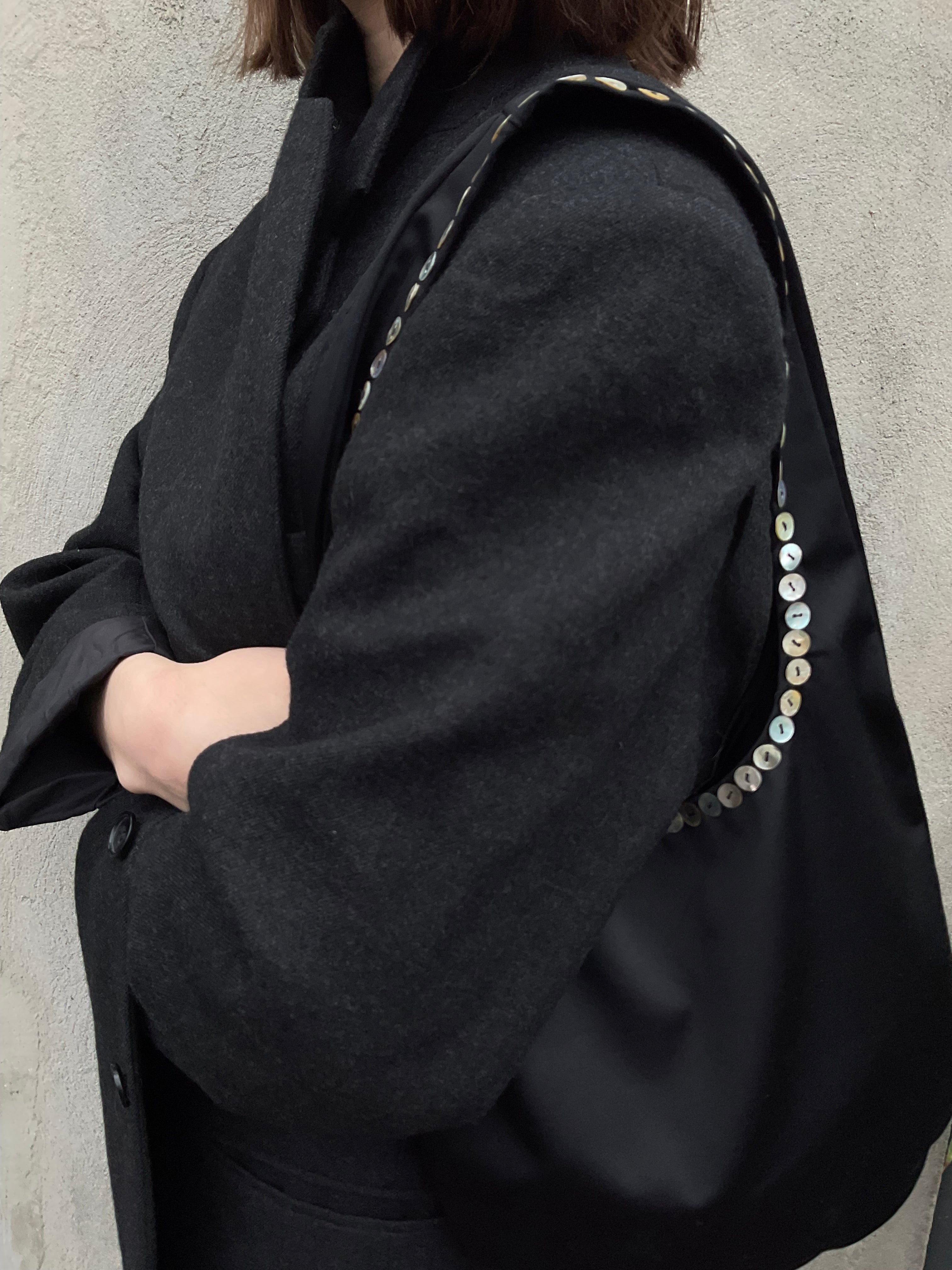 Moonlight Hobo Black Satin