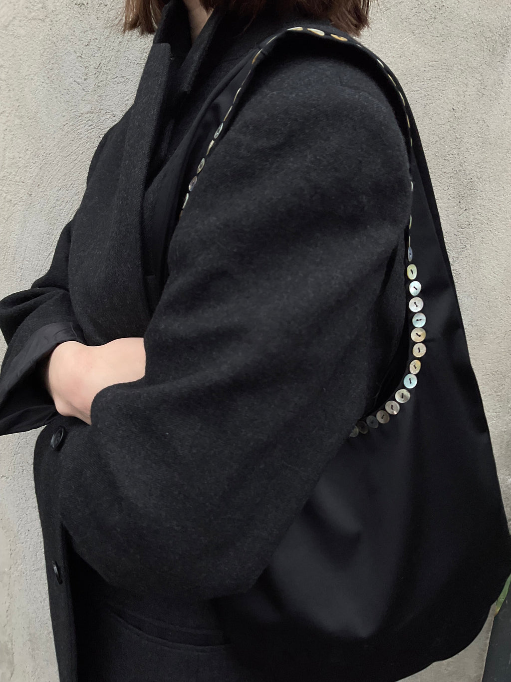 Moonlight Hobo Black Satin