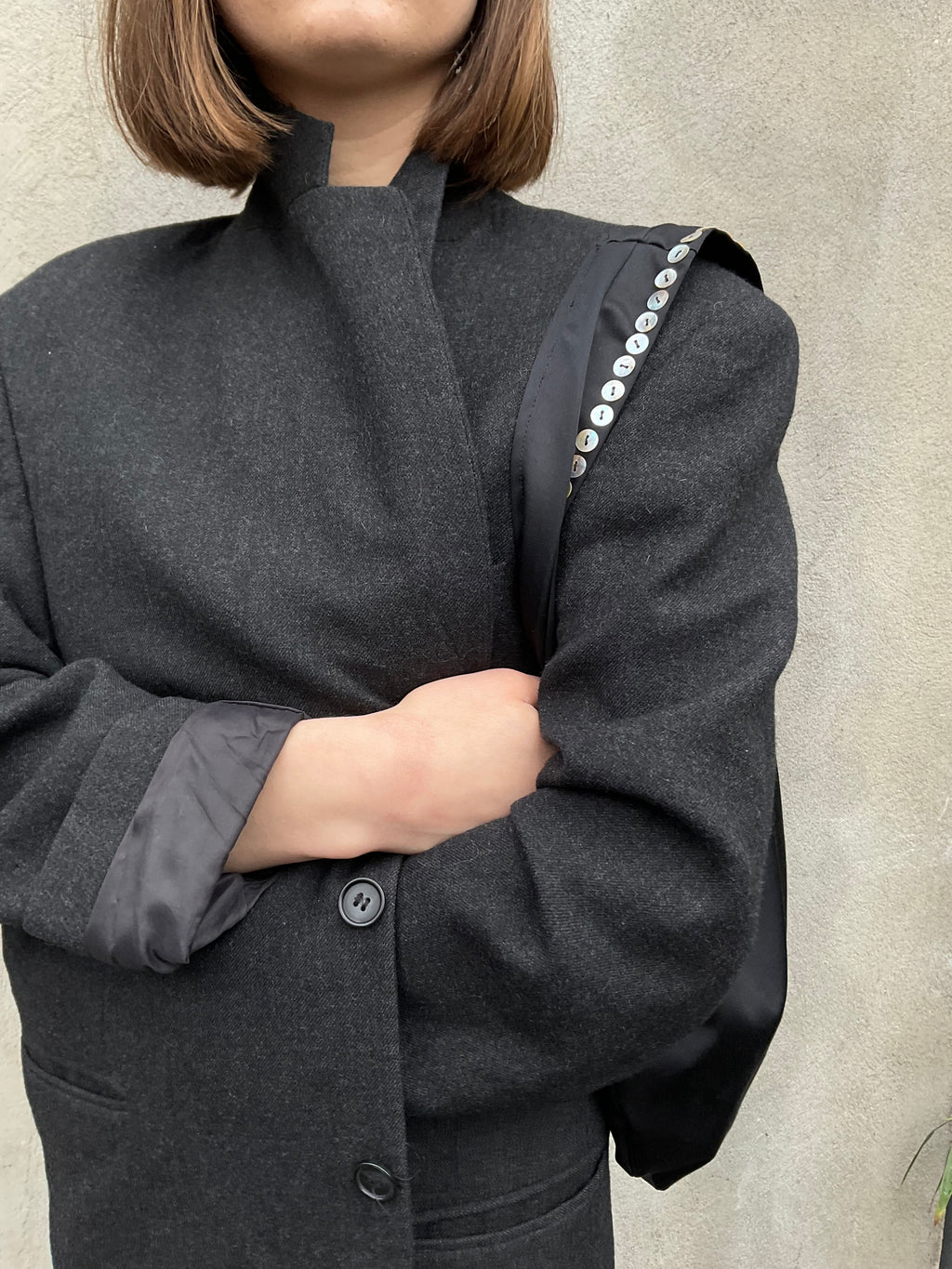 Moonlight Hobo Black Satin