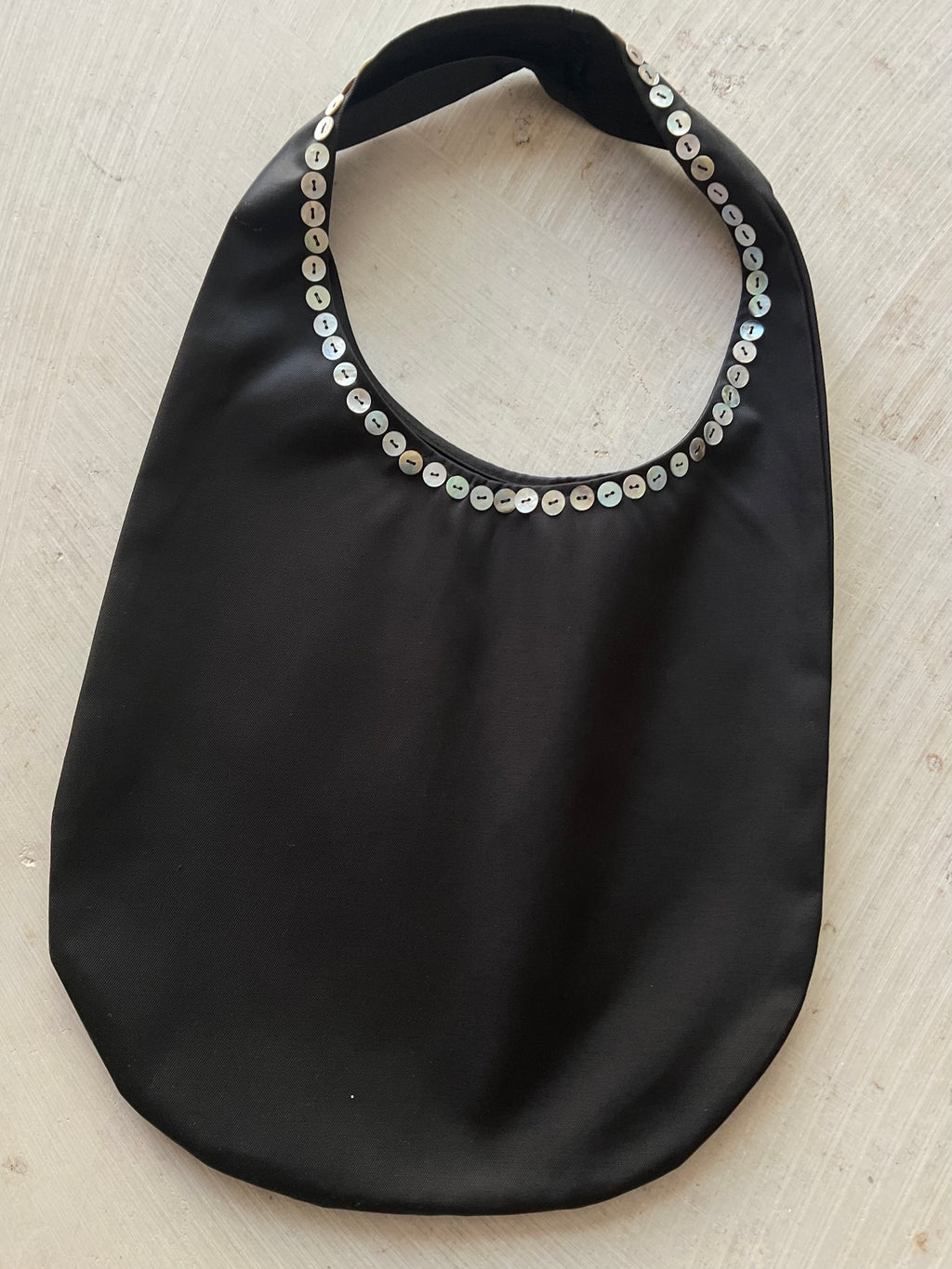 Moonlight Hobo Black Satin
