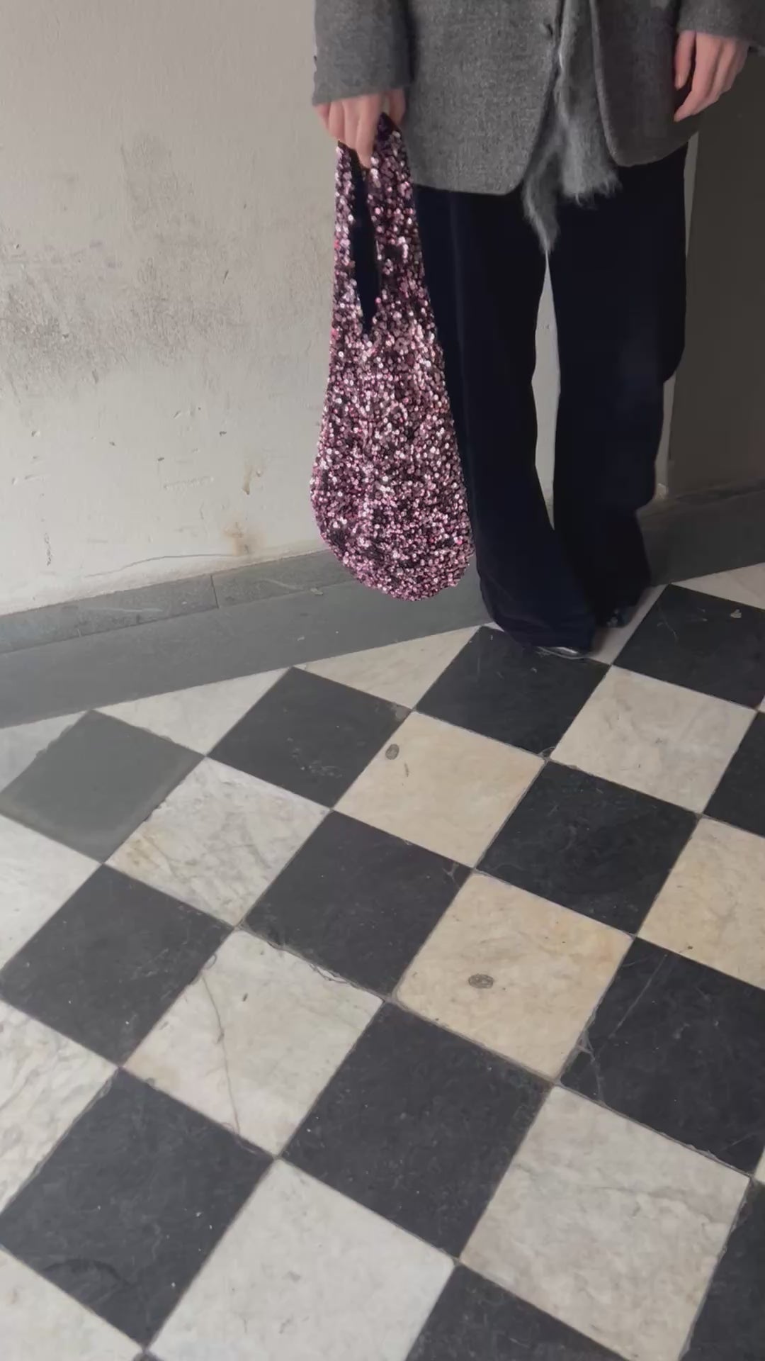 Moonlight Hobo Bag pink champagne